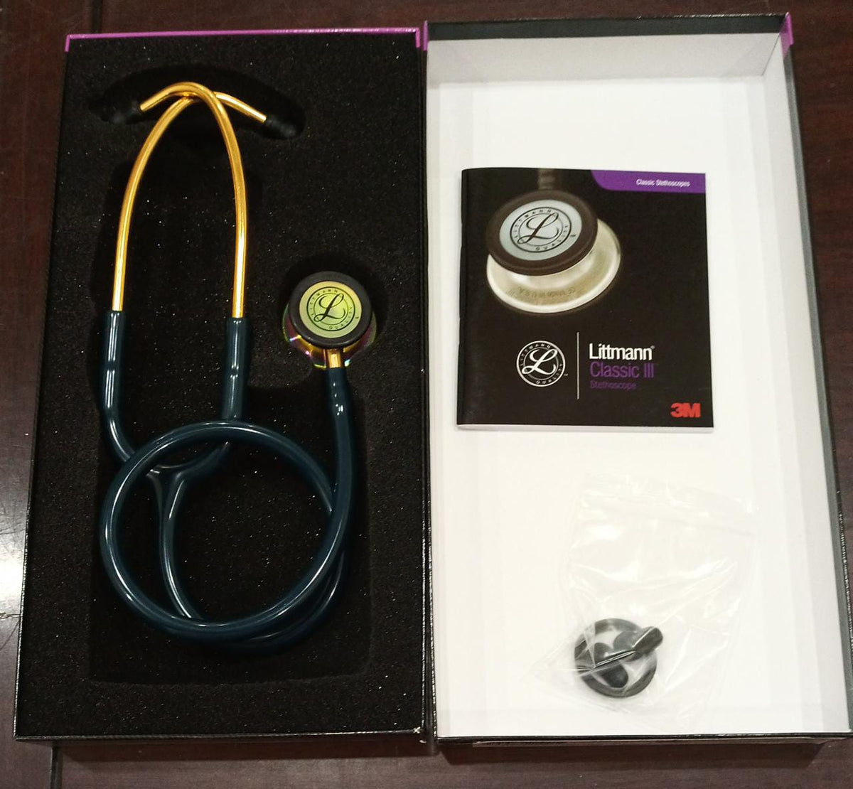 3m Littmann Classic Iii Stethoscope 5807 Caribbean Blue Tube Rainbow Bright Way 1st Online