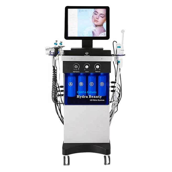 14 in 1 Hydra Facial Dermabrasion Skin System - 14 in 1 Hydrafacial Machine - 14 in 1 Hydro Oxygen System - Hydra Facial Machine in Pakistan