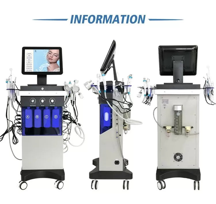 14 in 1 Hydra Facial Dermabrasion Skin System - 14 in 1 Hydrafacial Machine - 14 in 1 Hydro Oxygen System - Hydra Facial Machine in Pakistan