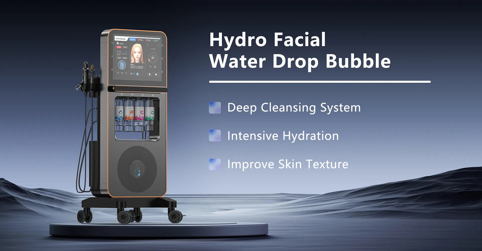 Hydra Facial Water Drop Bubble Hydra Dermabrasion Machine - The Ultimate Solution for Radiant Skin - Hydro Facial Water Drop Bubble Hydra Dermabrasion Machine Price in Pakistan