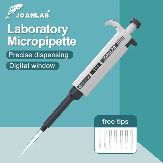 JOANLAB Laboratory Pipette - Autoclavable Digital Adjustable Micropipette Lab Equipment With Pipette Tips - JOANLAB Laboratory Pipette Price in Pakistan