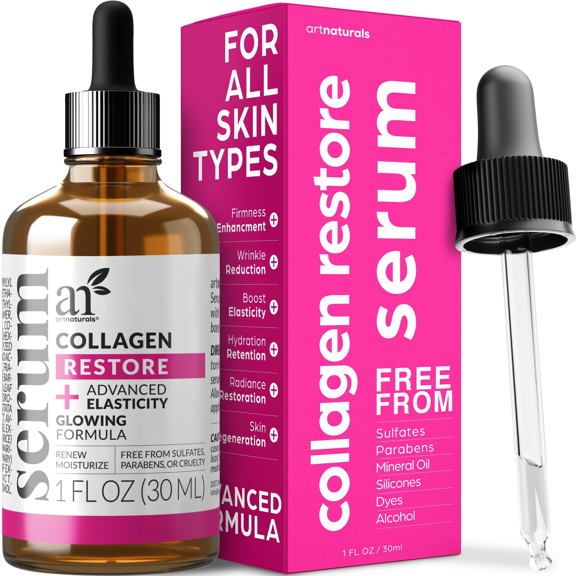 Collagen Booster Serum for Face - Tone & Texture Enhancing Serum with Hyaluronic Acid and Vitamin E - Tone & Texture Enhancing Serum Price in Pakistan