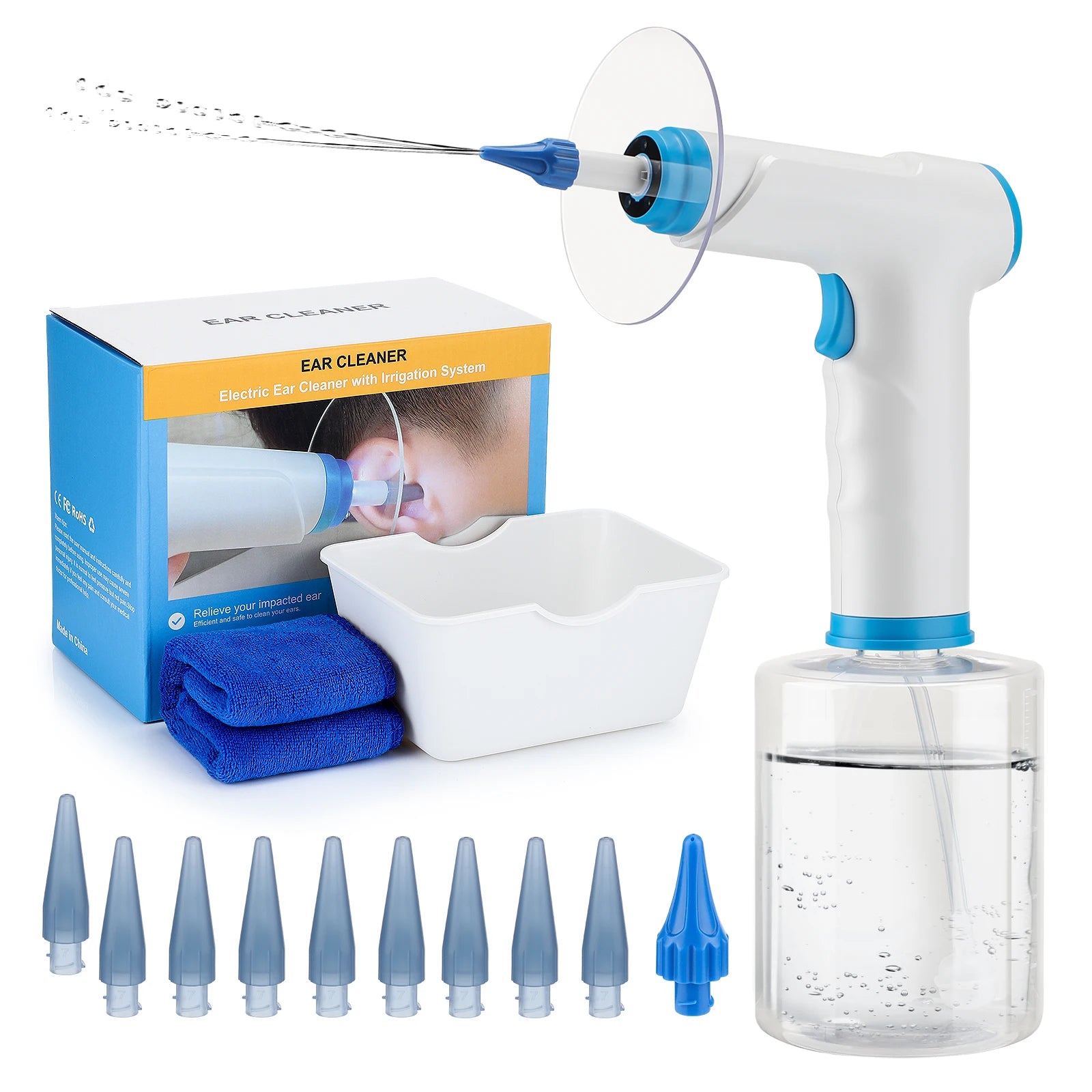 Electric Ear Wax Removal Tool - 4 Pressure Mode Ear Flush Kit for Safe and Effective Ear Cleaning - Electric Ear Wax Removal Tool Price in Pakistan