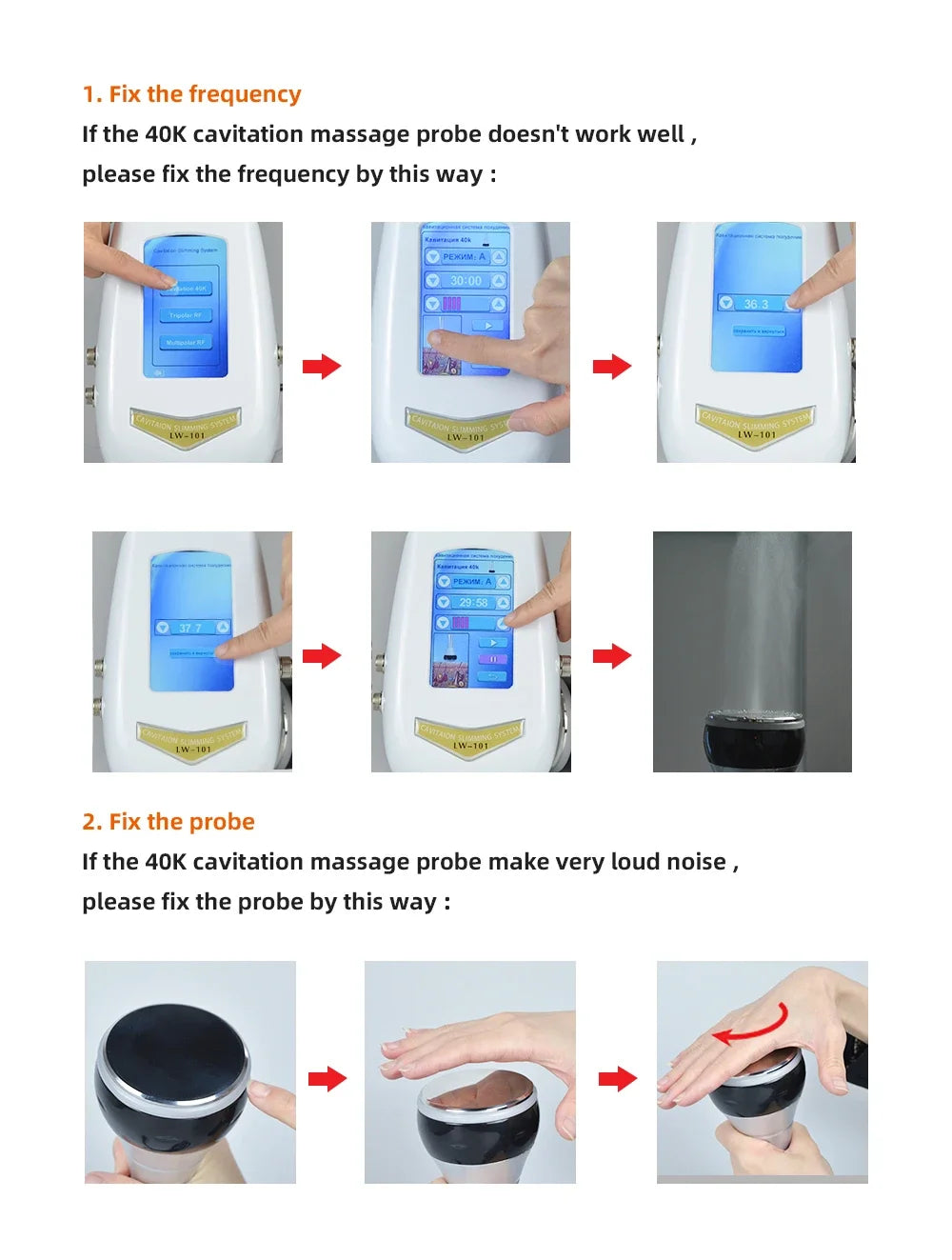 3 in 1 Ultrasonic 40K Cavitation Machine - 5MHz Radio Frequency  - Weight Lose Machine in Pakistan