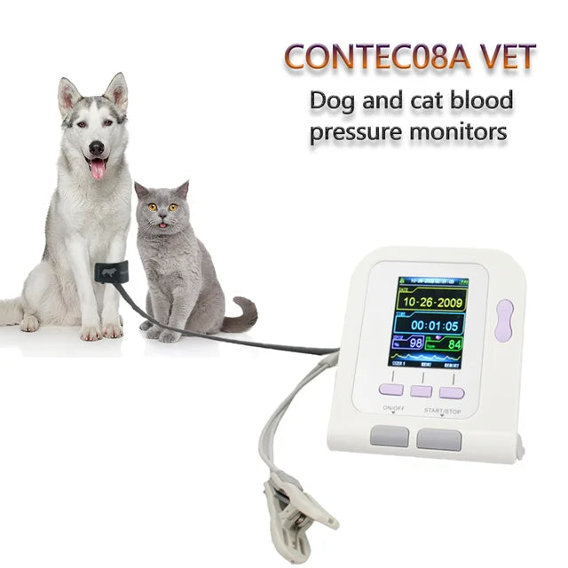 Cat Dog Sphygmomanometer - Digital Veterinary NIBP Blood Pressure Monitor