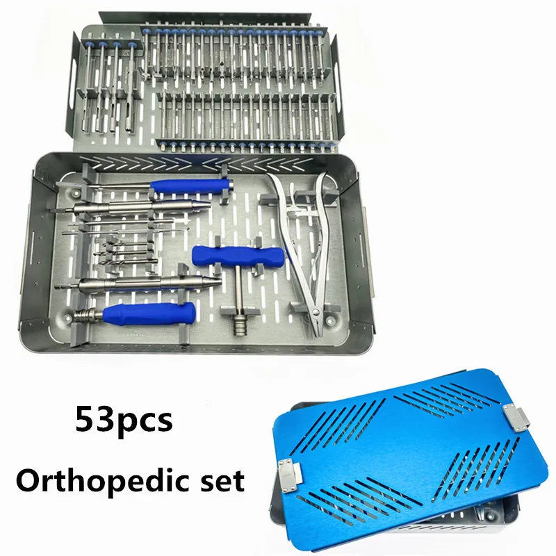 53pcs/set Orthopedics Screwdriver Surgical Screw Extractor - Screw Broken Removal Instrument Orthopedic Instruments - 53pcs/set Orthopedics Screwdriver Surgical Screw Extractor Price in Pakistan