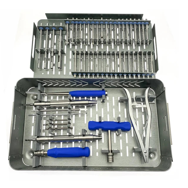 53pcs/set Orthopedics Screwdriver Surgical Screw Extractor - Screw Broken Removal Instrument Orthopedic Instruments - 53pcs/set Orthopedics Screwdriver Surgical Screw Extractor Price in Pakistan