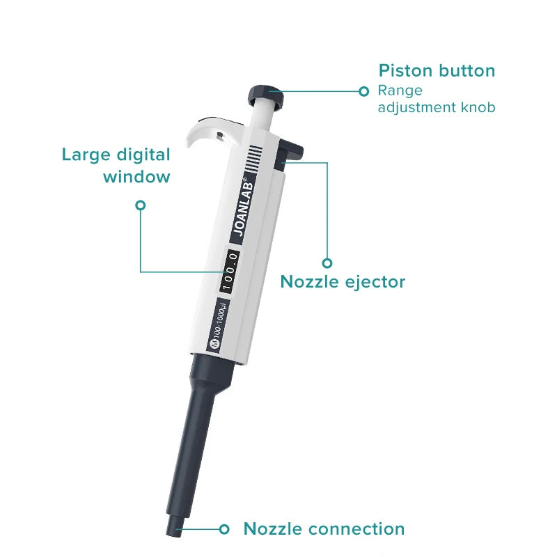 JOANLAB Laboratory Pipette Plastic Single Channel Digital Adjustable Micropipette - 2ml to 10ml Micropipette Price in Pakistan