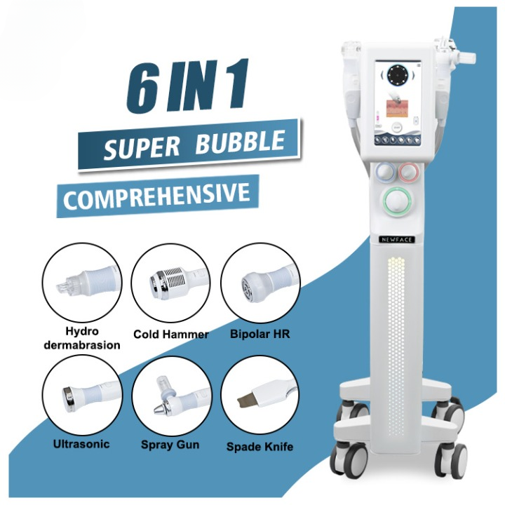 6 in 1 Professional Hydra Super Bubble Facial Beauty Machine - 6 in 1 Hydra Super Bubble Facial Beauty Machine Price in Pakistan