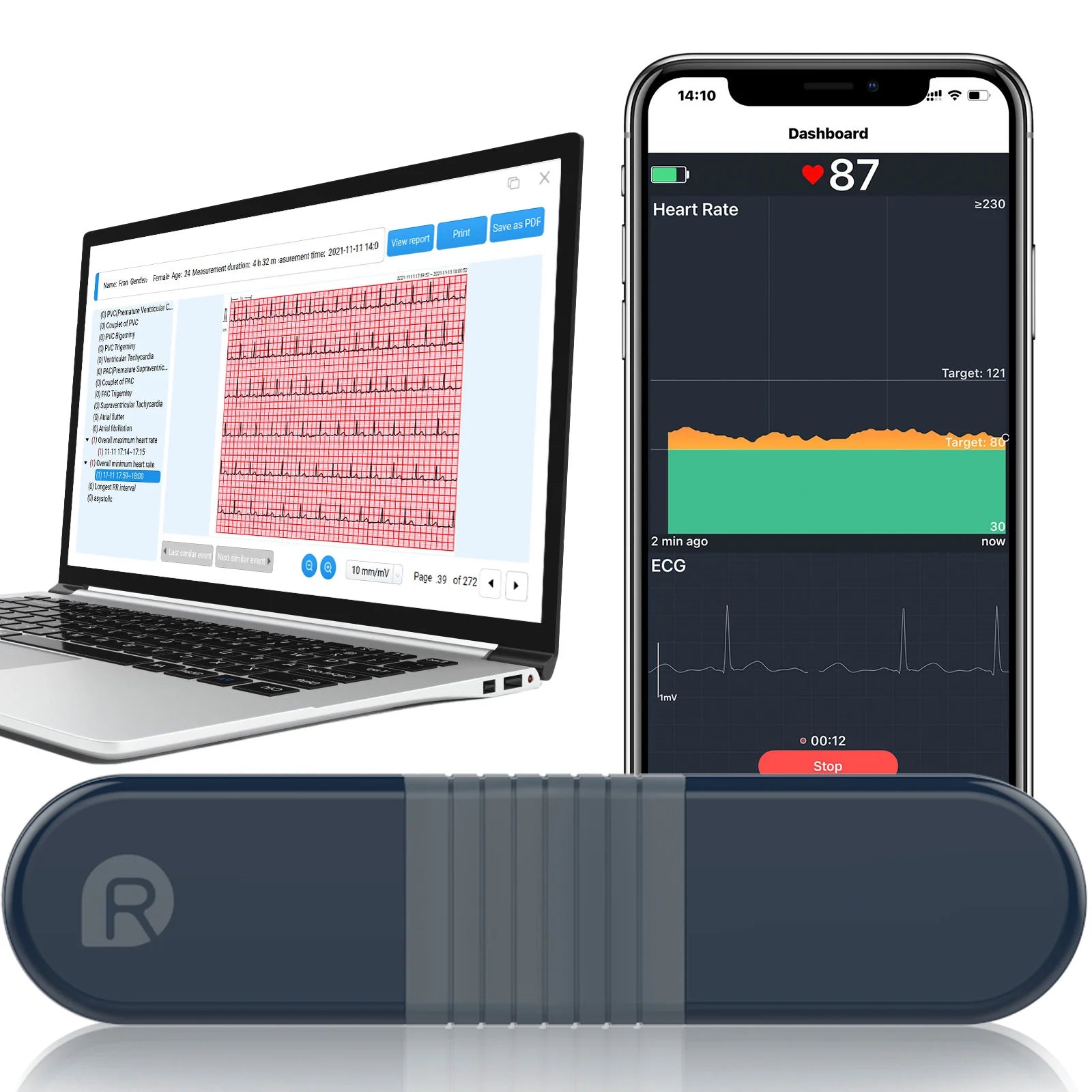 AI Holter ECG/EKG Monitoring Bluetooth  - price in Pakistan