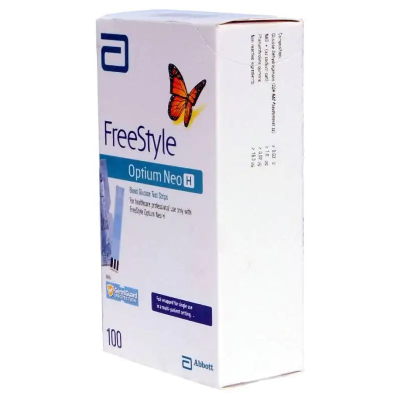Abbott FreeStyle Optium Blood Glucose - Test Strips 50 / 100 Sheets -FreeStyle Optium price in Pakistan