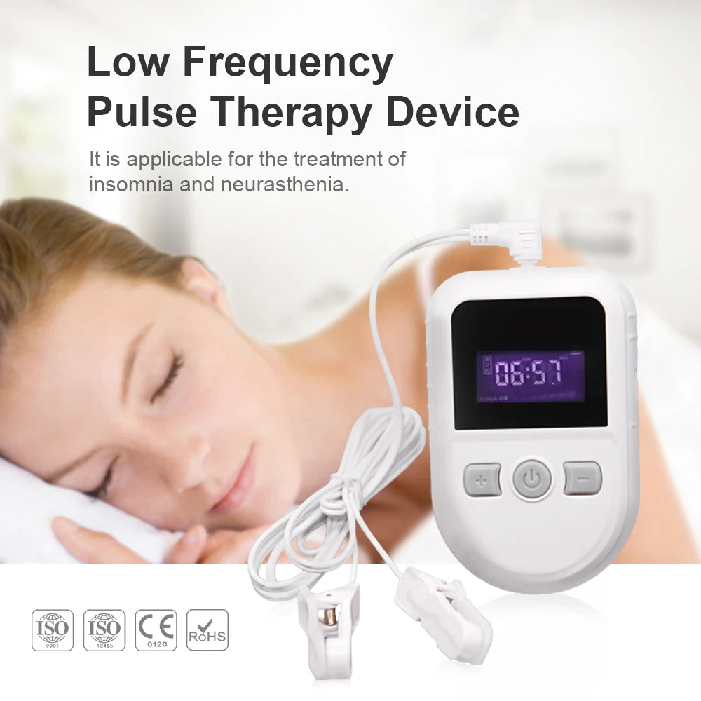CES Device Brain Electronic Therapy - Stimulation Device Massage Ear Clip