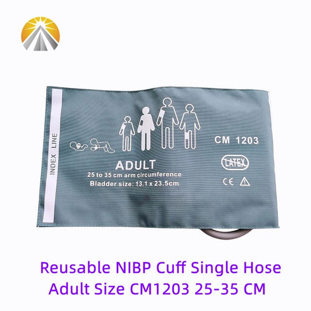 CM1203 Reusable NIBP Cuff  - Medical Grade Precision and Comfort for Adults size 25-35 price in Pakistan