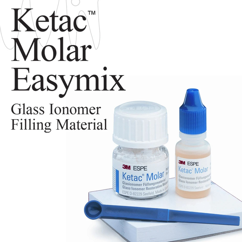 Dental Gic Filling Materials Ketac Molar - Easymix 3m Super Stronge Glassionomer - Permanent Teeth Restoration Filler A3 - Dentistry Gic Filling Materials Price in Pakistan