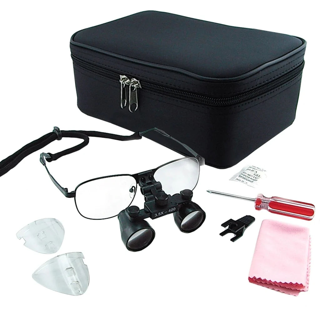 Dentistry Binocular Magnifier 2.5X 3.5X - Ultra-lightweight Optical Loupes