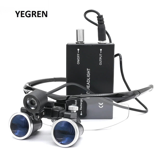 Dentistry Binocular Magnifier 2.5X 3.5X - Ultra-lightweight Optical Loupes