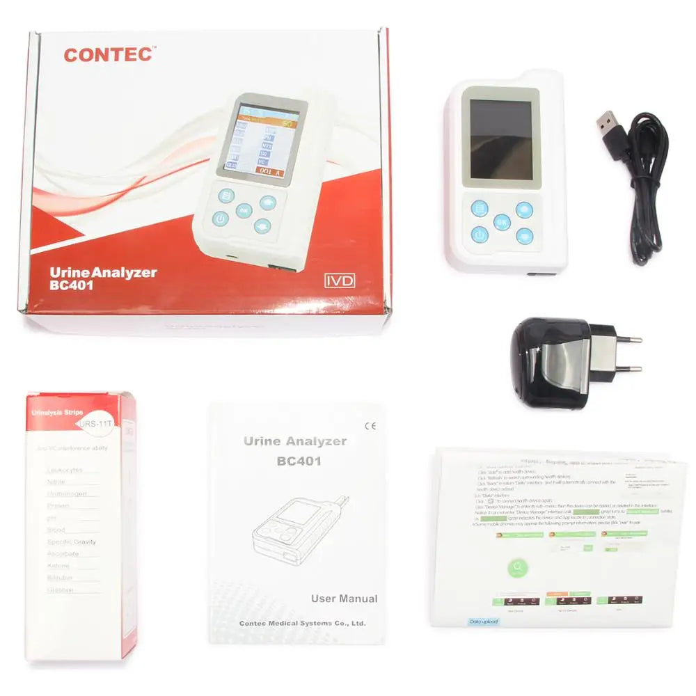 CONTEC BC401 Portable Handheld Analyzer - Fast, Accurate In-Vitro Diagnostics with 100 Test Strips - price in Pakistan