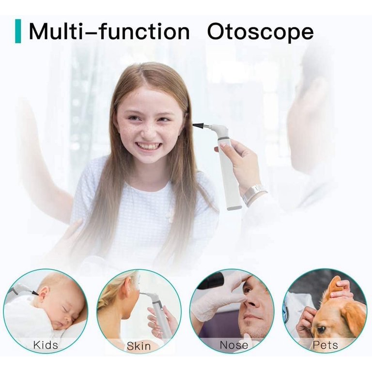 Digital Wireless EAR Otoscope with 3.9mm Camera 1080P HD - WiFi Ear Otoscope with 6 LED Lights for Kids and Adults - Digital Otoscopes in Pakistan