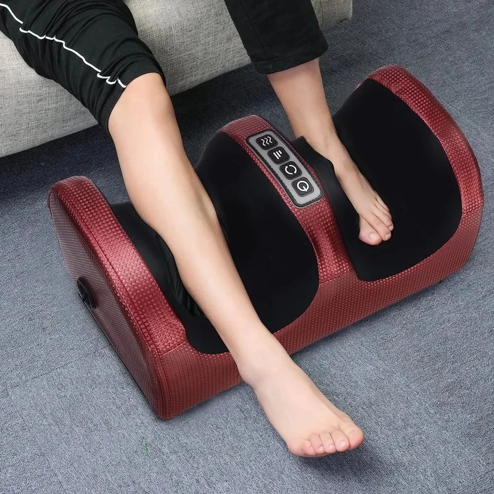 Electric Foot Massager Heating Therapy Hot Compression Shiatsu Kneading Roller - Muscle Relaxation Pain Relief Foot Spa Machine - Muscle Relaxation Pain Relief Foot Spa Machine Price in Pakistan