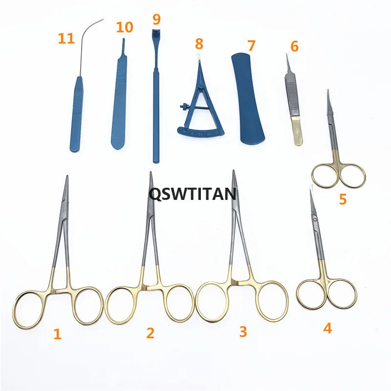 Eyelid reconstruction double eyelids - plastic surgery instruments set Double