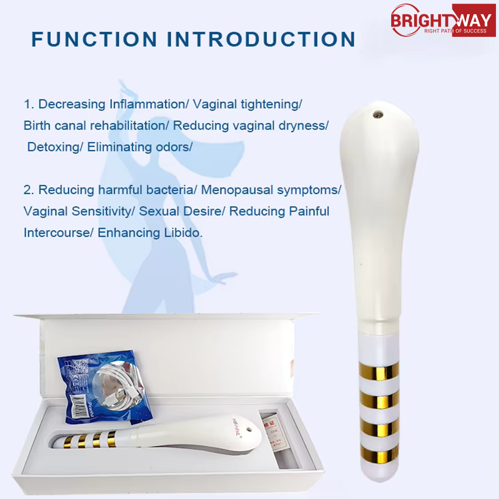 Female Enhancement Laser Blue LED Light Pelvic Muscle Trainer Probe - Women's Tightening and Rejuvenation Device - Pelvic Health Care Solution in Pakistan