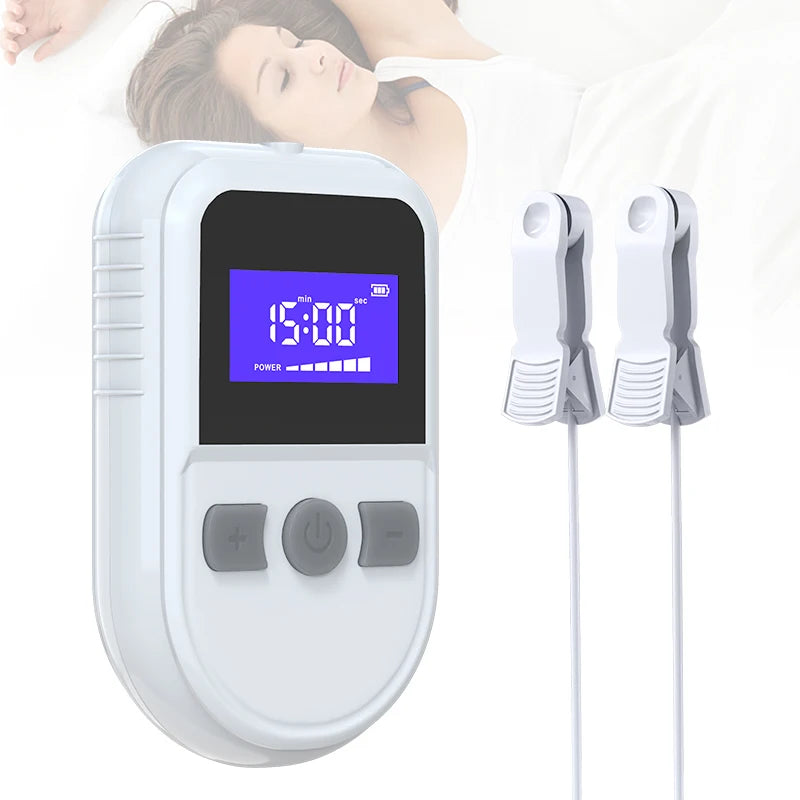 KTS Sleep Aid Device 35 Levels - with Patches Insomnia Electrotherapy - Device CES Physical Therapy Migraine - Depression Relieve KTS Sleep Aid Device - price in Pakistan