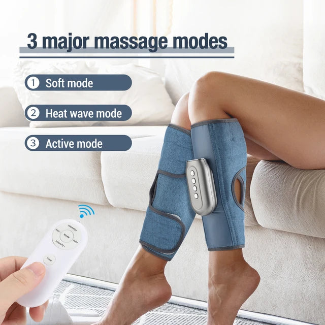 Leg Massage Machine Foot Calf Massager - Electric Heating Pad Device Fatigue - Relief Massage Instrument 3 Mode 5 Intensity - Remote  Massage Machine Foot - price in Pakistan