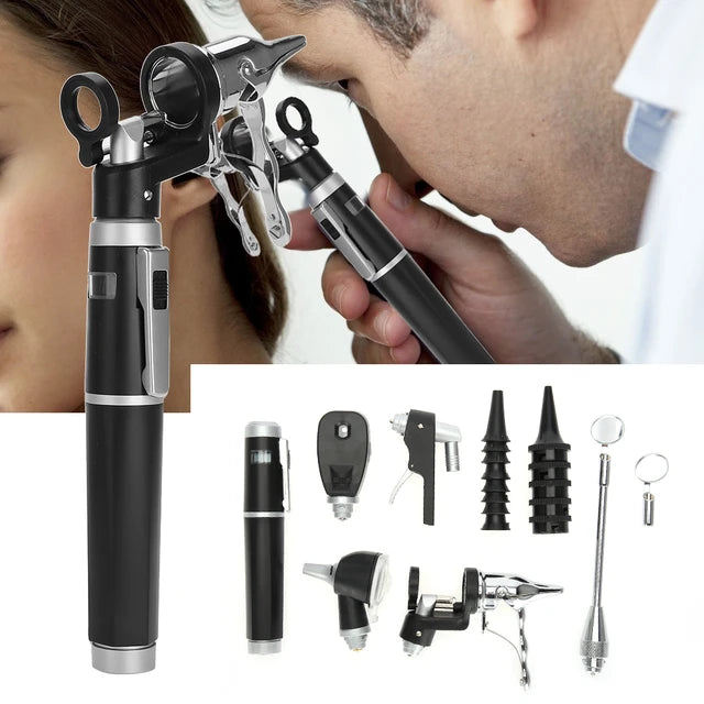 Multi-Functional Otoscope Ophthalmoscope - Rhino scope Set Professional Diagnosis - Devices Medical Home Doctor ENT - Ear Care Tools Multi-Functional Otoscope - price in Pakistan