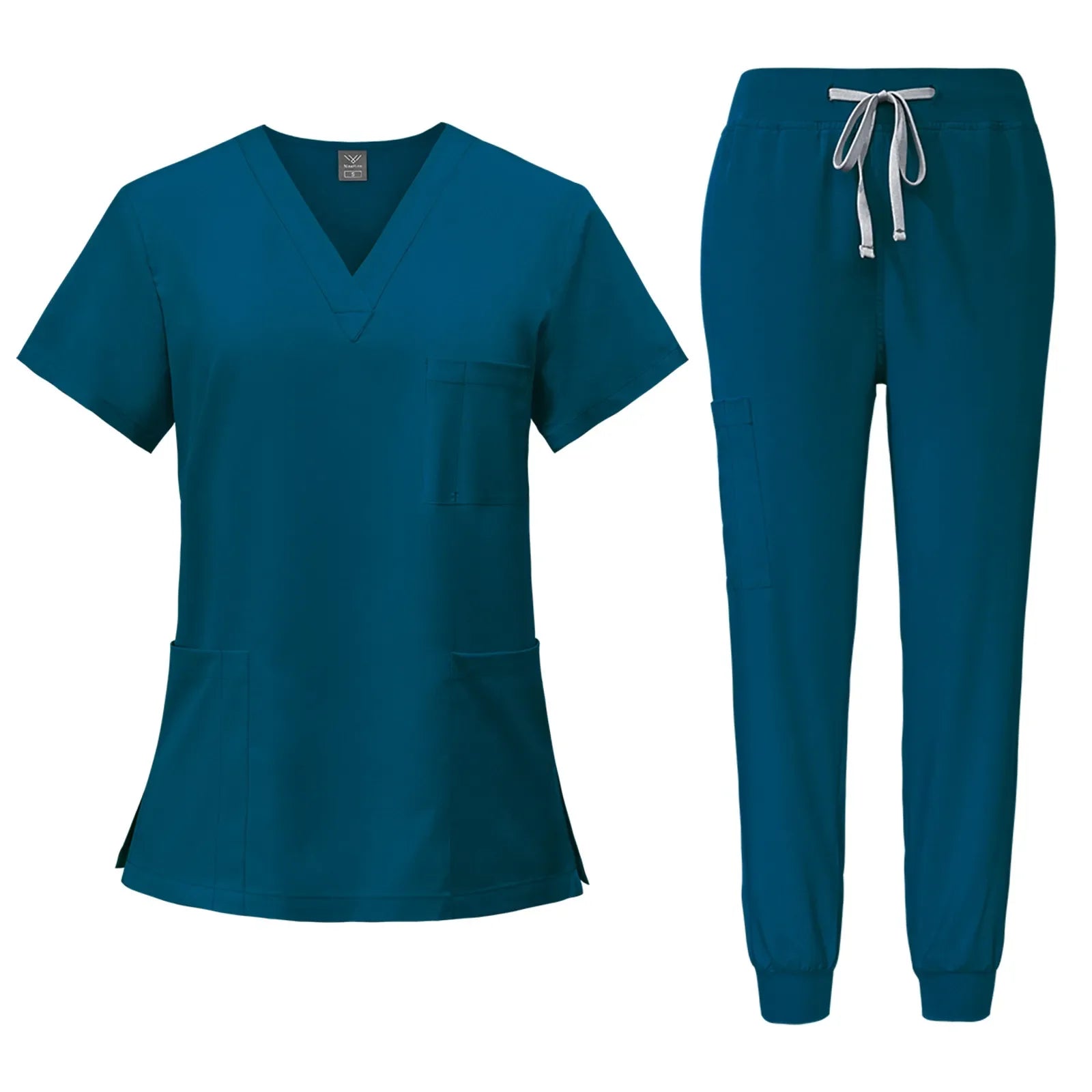 Multicolor Unisex Short Sleeved Pharmacy - Nurse Uniform Hospital Doctor Workwear - Oral Dental Surgery Uniforms Medical Scrubs - Sets  Nurse Uniform price in Pakistan