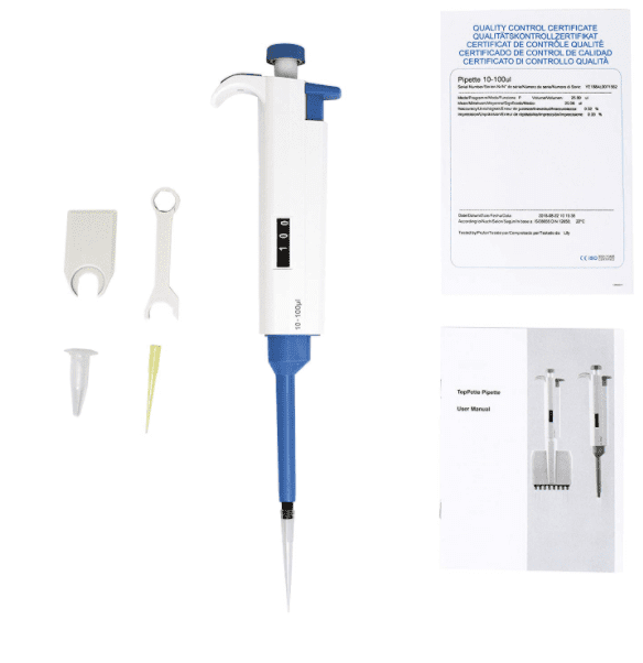 Pipette-TopPette Dragon lab Single-channel Adjustable - Volume Mechanical Pipettor Pipet - 20-200ul/100-1000ul With 200pcs Tips 1/PK - Pipette-TopPette price in Pakistan