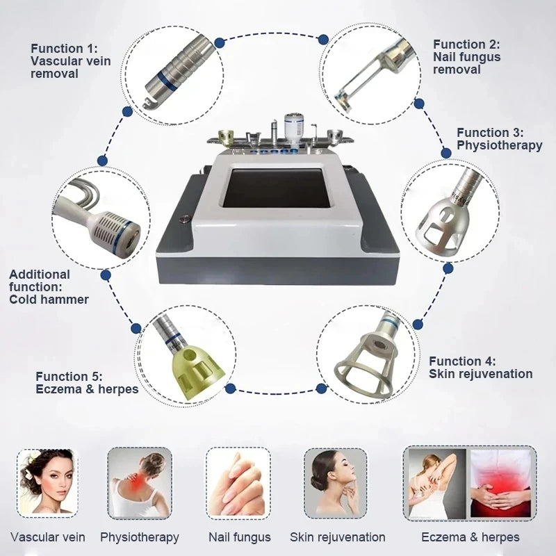 30W 4 in 1 980nm Diode Laser Vascular Removal Machine - Spider Veins Blood Vessels Nail Fungus Treatment - 30W 4 in 1 980nm Diode Laser Vascular Removal Machine Price in Pakistan