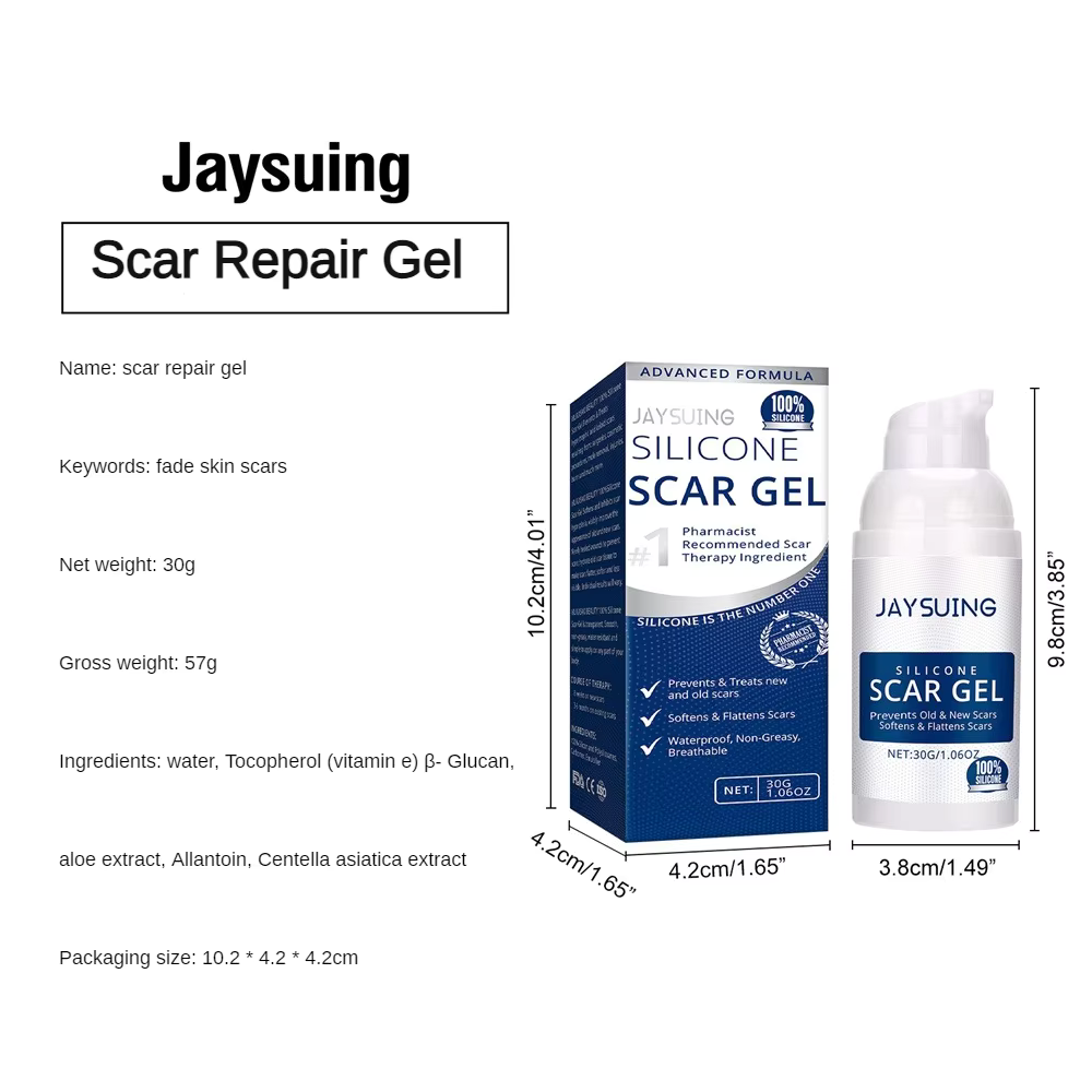 Silicone Scar Removal Cream Gel Burn Surgical Scar Cesarean Repairing Stretch Marks Whitening Pigmentation Corrector - Silicone Scar Removal Gel in Pakistan - Scar Removal Cream Supplies