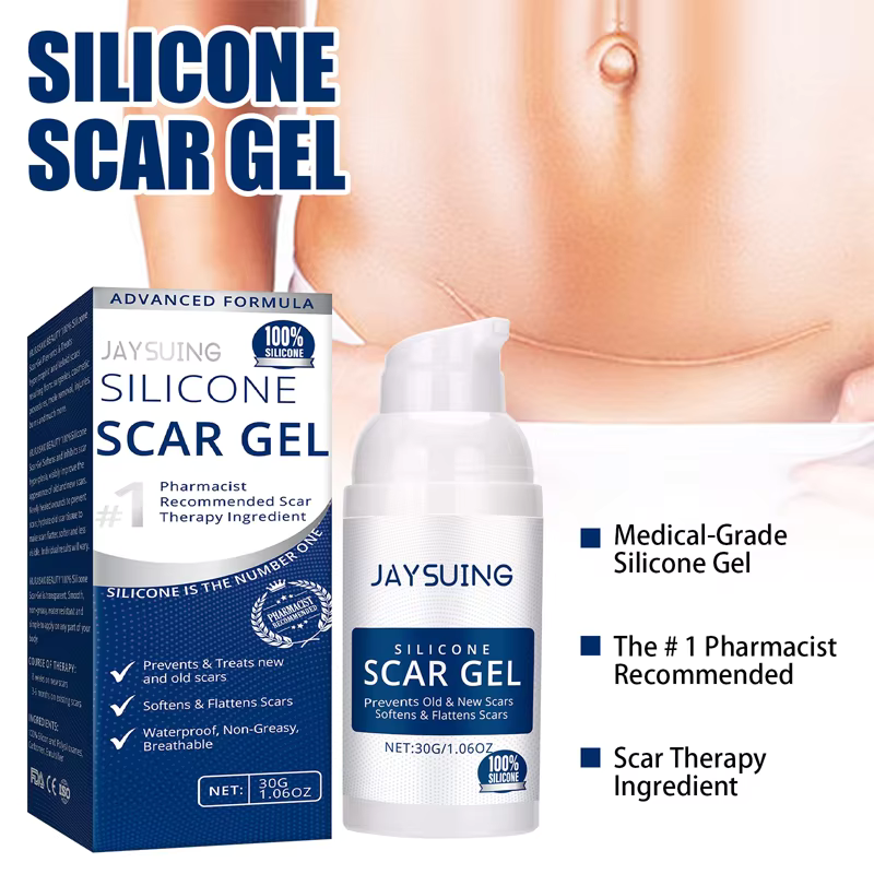 Silicone Scar Removal Cream Gel Burn Surgical Scar Cesarean Repairing Stretch Marks Whitening Pigmentation Corrector - Silicone Scar Removal Gel in Pakistan - Scar Removal Cream Supplies