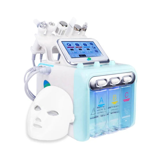 6 IN 1 HydraFacial Machine Skin Brightness Dispel Acne Hydrogen Oxygen - 6 IN 1 HydraFacial Machine Price in Pakistan