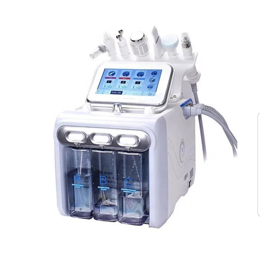 6 IN 1 HydraFacial Machine Skin Brightness Dispel Acne Hydrogen Oxygen - 6 IN 1 HydraFacial Machine Price in Pakistan