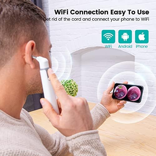 Wireless Otoscope Ear Camera 3.9mm 1080P HD Wi-Fi Ear Scope - Wireless Otoscope Ear Camera Price in Pakistan