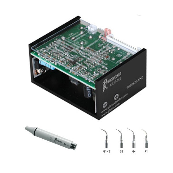 Woodpecker® Dental Ultrasonic Scaler LED N2 N3 integrated - Piezo stepping dikes for dental units - Scaler for teeth cleaning and clearing, compatible with EMS systems in Pakistan.