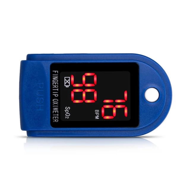 Portable Blood Oxygen Monitor / Oxygen Saturation Monitor Blood Glucose Test Meter-Finger Pulse Oximeter